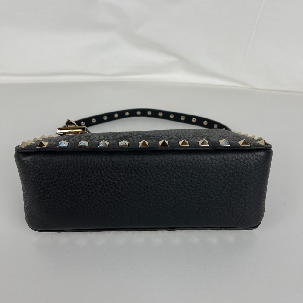 New Valentino Small Rockstud Grainy Calfskin Shoulder Bag - Picture 8 of 11